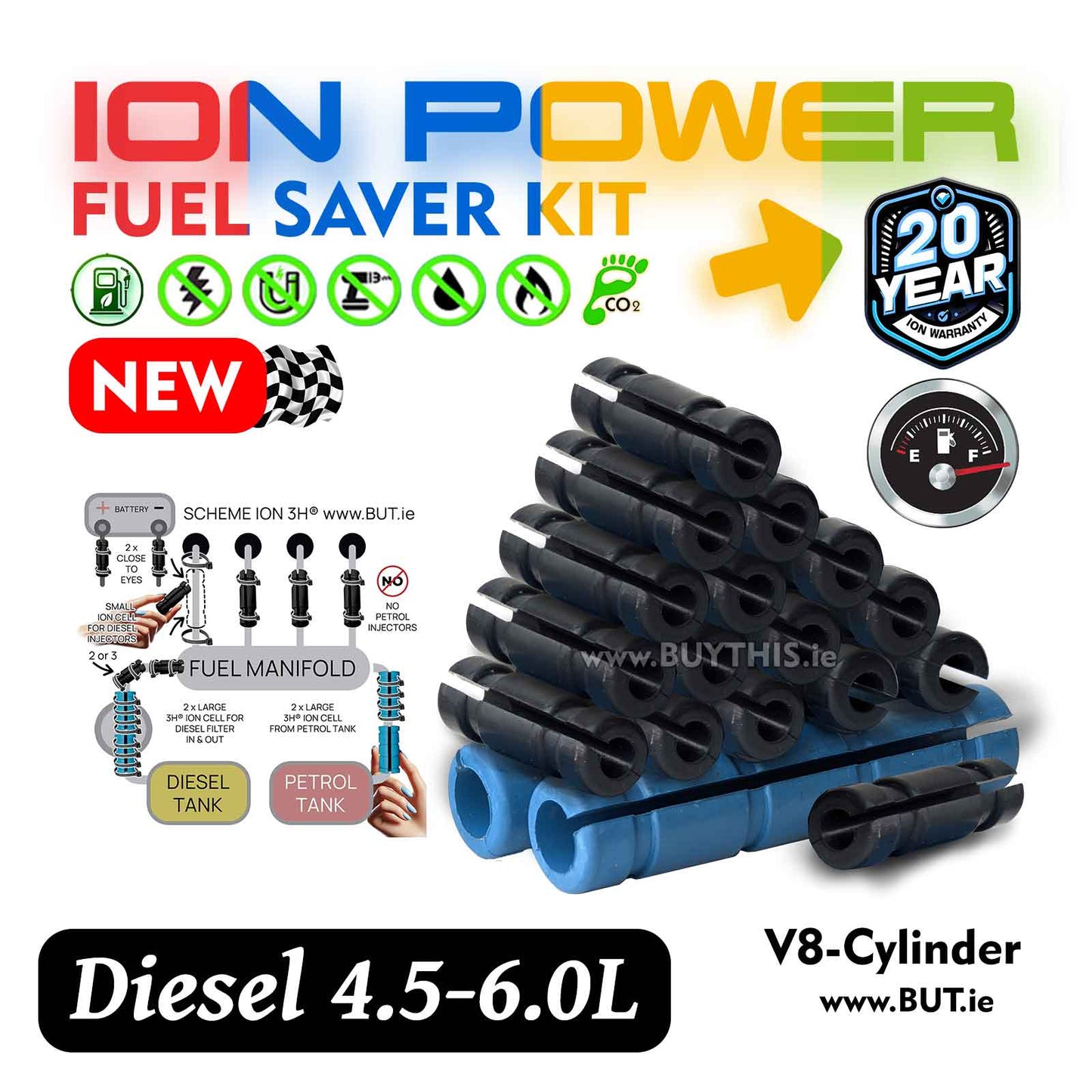 Ion kit for Truck Boat 4.5-6.0L Diesel 8-Cylinder engine 3H®