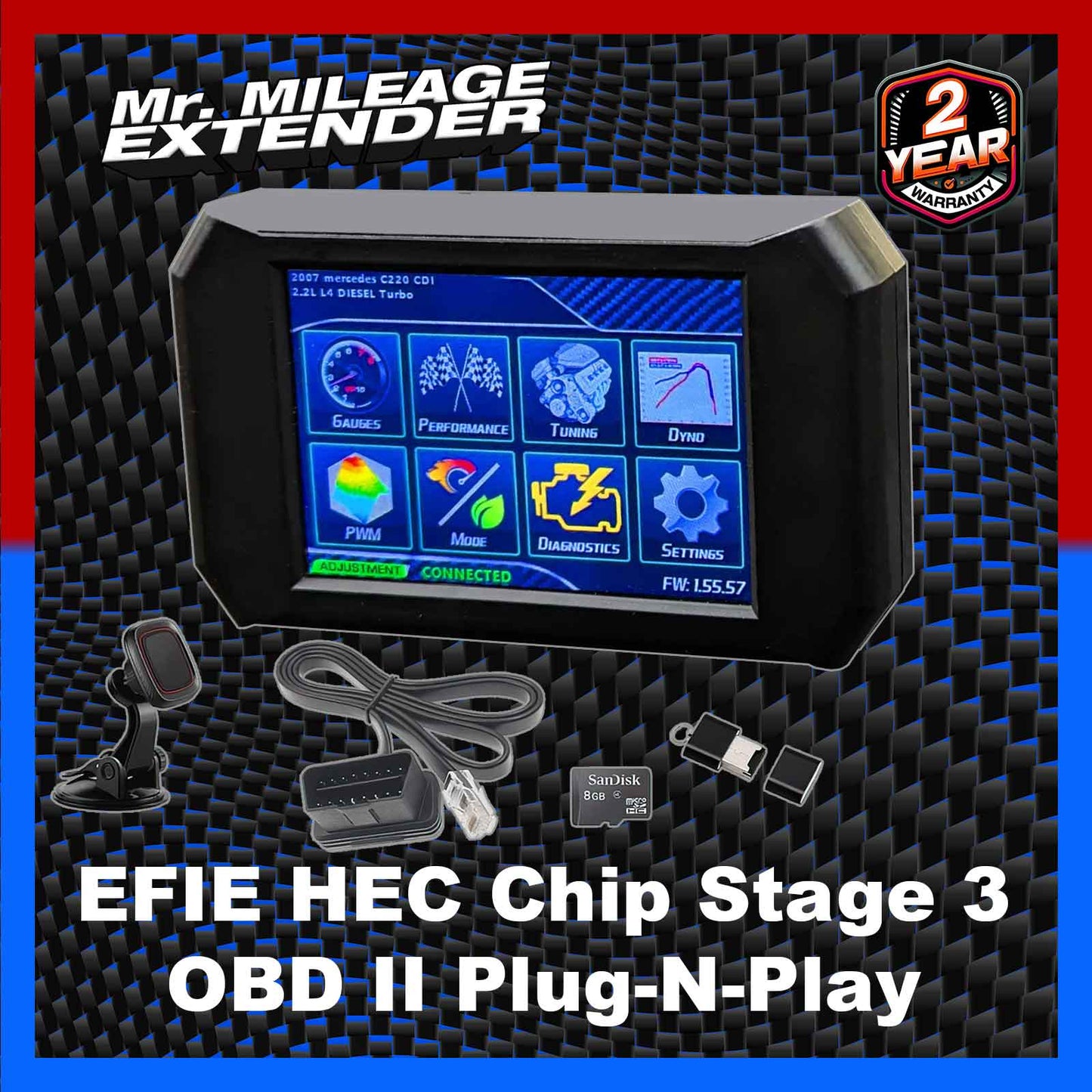 3H Ion Chip S3 for ECO, Saving & Power EFIE for ECU OBD2